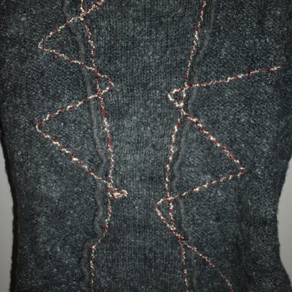 SOLD 🦋 FORLA PARIS Wrap Knit Cardigan Sweater - Picture 7 of 16